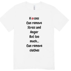 Kisses can remove Stress and Anger